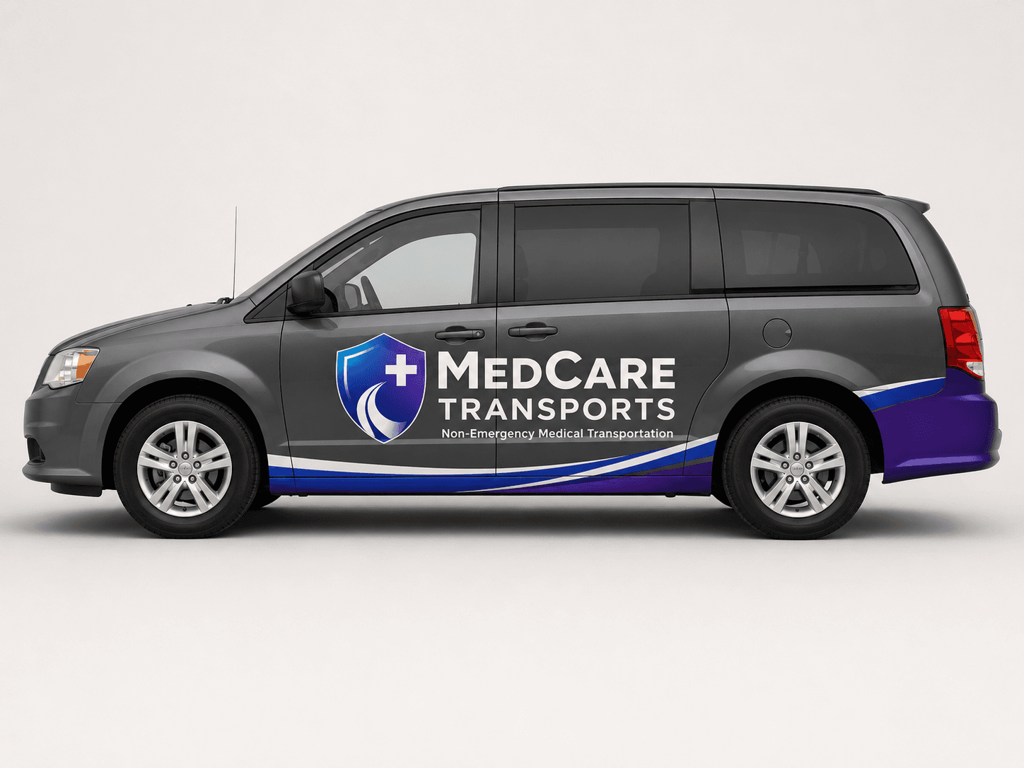 MedCare Transports branded van